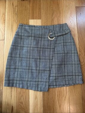 Seek the Label Plaid Mini Skirt
